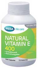 Mega We Care Natural Vitamin E 400 iu 30เม็ด